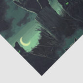 Black Cat Halloween Tissuepapier (Detail)