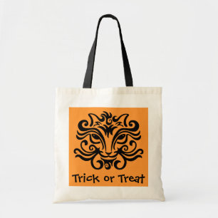 Black Cat Halloween Treat Bag Tote Bag