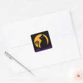 Black Cat Harvest Moon sticker (Envelop)