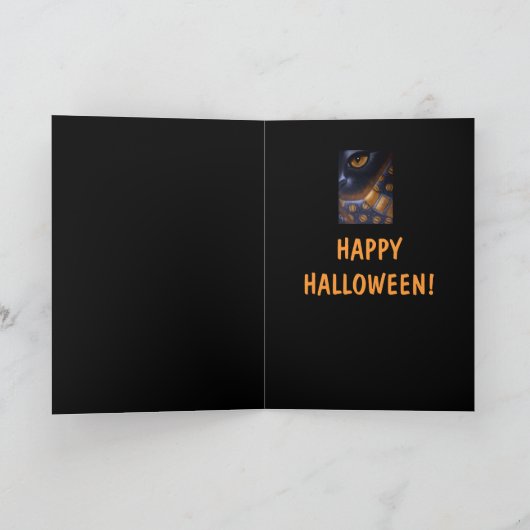 BLACK CAT - HEKS PET KAART (Binnen)