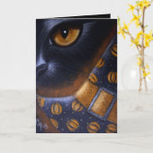 BLACK CAT - HEKS PET KAART (Gele Bloem)