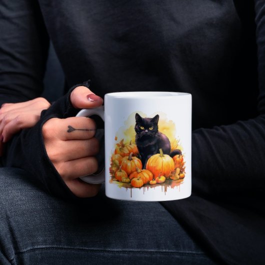 Black Cat Herfst Koffiemok