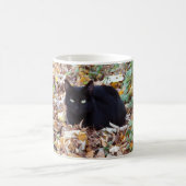 Black Cat herfstfoto Classic White Mok (Center)