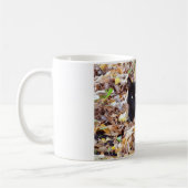 Black Cat herfstfoto Classic White Mok (Links)