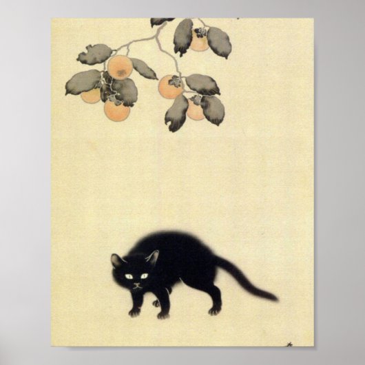 Black Cat Hishida Shunso Poster (Voorkant)