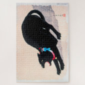 Black Cat Hissing Fine Art van Hiroaki Takahashi Legpuzzel (Verticaal)
