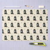 Black Cat Home Sweet Home Rescue Shelter Cute Tissuepapier (Craft)