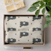 Black Cat Home Sweet Home Rescue Shelter Cute Tissuepapier (Geschenk)