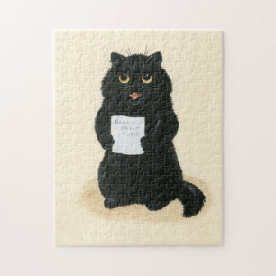 Black Cat Home Sweet Home Rescue Shelter Legpuzzel