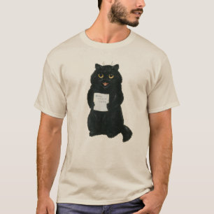 Black Cat Home Sweet Home Rescue Shelter T-shirt