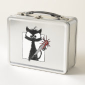 Black Cat Honkbal Horror Halloween (Voorkant)