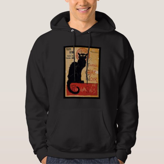Black cat hoodie (Voorkant)