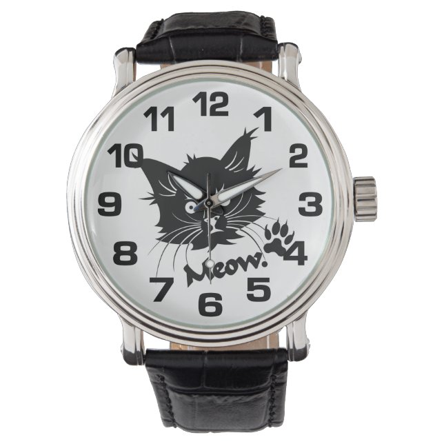 Black Cat horloges (Voorkant)