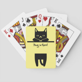 Black Cat, hou vol. Pokerkaarten