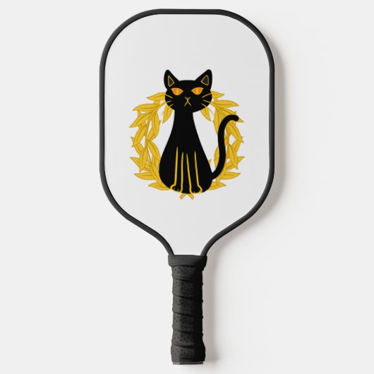 Black Cat Huisdieren Horror Halloween Kinder Pickleball Paddle (Voorkant)