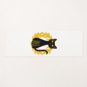 Black Cat Huisdieren Horror Halloween Kinder Yogamat (Voorkant (horizontaal))