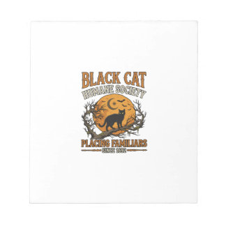 Black Cat Humane Society Halloween Volle Maan Vlee Notitieblok