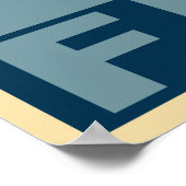 Black Cat Hungfor Fish - Pop Art Red & Blue Poster (Hoek)