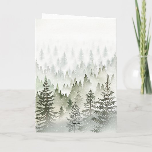 black cat in santa hat funny Christmas card Kaart (Achterkant)