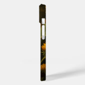 Black Cat in Sunflower Garden Aesthetic Case-Mate iPhone Case (Achterkant / Links)