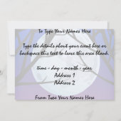 Black Cat Invitations Persoonlijke Halloween Kaart (Achterkant)