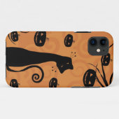 Black Cat iPhone 5 Hoesje (Achterkant (horizontaal))