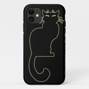 Black Cat iPhone 5 Hoesje Cat Lover Smartphone Hoe