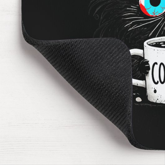 Black Cat Its Fine Im Fine Everything Is Fine Funn Muismat (Hoek)