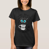 Black Cat Its Fine Im Fine Everything Is Fine Funn T-shirt (Voorkant)