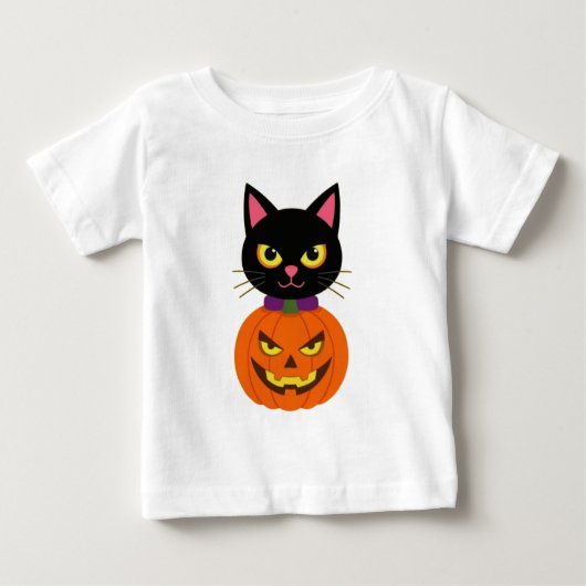 Black Cat & Jack-O'-Lantern Halloween Spooky (Voorkant)