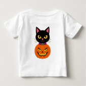 Black Cat & Jack-O'-Lantern Halloween Spooky (Achterkant)