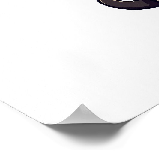 Black Cat Jack O' Lantern Trick or treat Poster (Hoek)