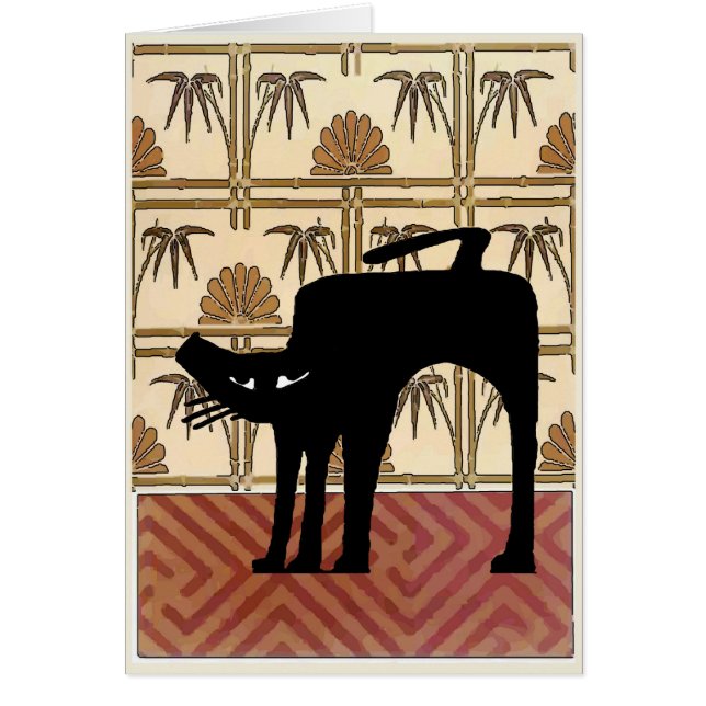 Black Cat Japans behangpapier (Voorkant)