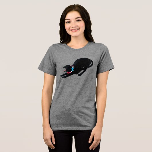 Black Cat - Japans T-shirt (Voorkant volledig)
