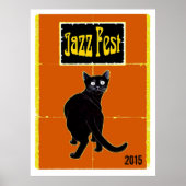 Black Cat Jazz Fest 2015 Poster (Voorkant)