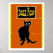 Black Cat Jazz Fest Poster (Voorkant)