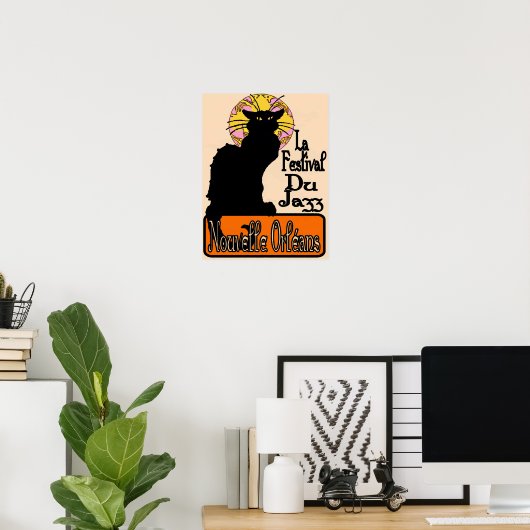 Black Cat Jazz Festival Poster (Thuiskantoor)