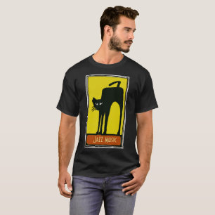 Black Cat, jazzmuziek T-shirt