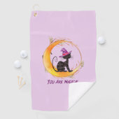 Black Cat - Je bent magisch Golfhanddoek (Insitu)