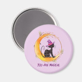 Black Cat - Je bent magisch Magneet (Voorkant / Achterkant)