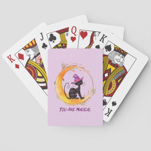 Black Cat - Je bent magisch Pokerkaarten (Achterkant)