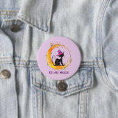 Black Cat - Je bent magisch Ronde Button 7,6 Cm (In situ)