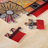 Black Cat Jigzaag Puzzle Legpuzzel (Zijkant)