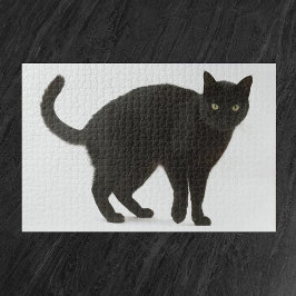 Black Cat Jigzaag Puzzle Legpuzzel
