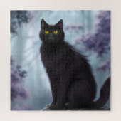 Black Cat Jigzaag Puzzle Legpuzzel (Verticaal)