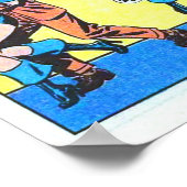 Black Cat Judo Tricks Poster (Hoek)