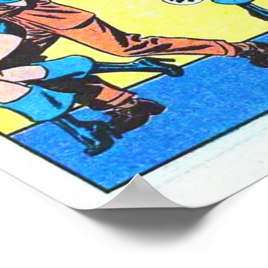 Black Cat Judo Tricks Poster (Hoek)