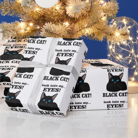 Black Cat Kat Dierenvriend Black Cat Cadeaupapier (Feestdagen)