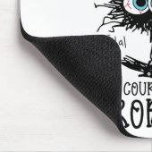 Black Cat Kat Ik ben een Wiskunde docent Natuurlij Muismat (Hoek)