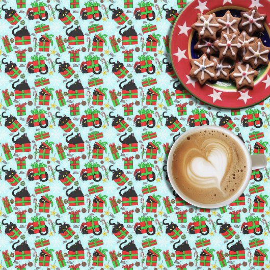 Black Cat kerstcadeaus Tafelkleed